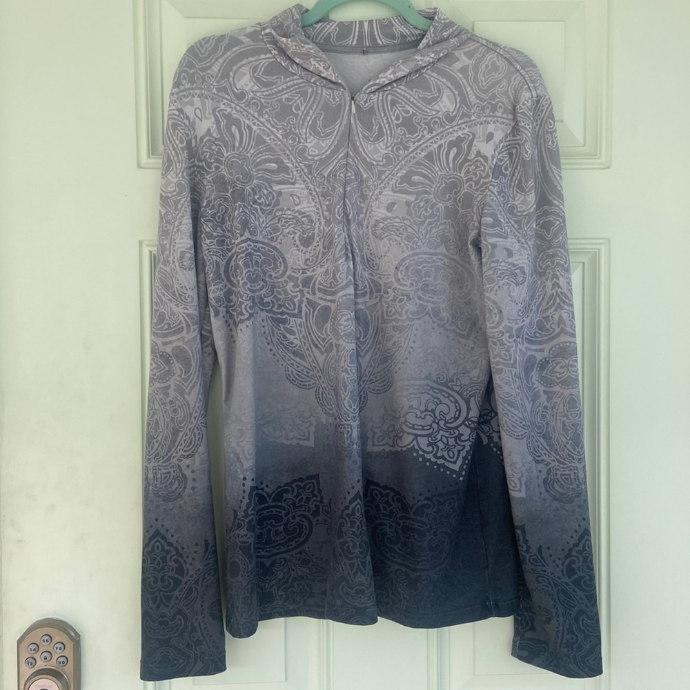 Prana XL pullover ombré shades of grey